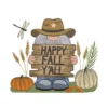 Happy Fall Y'all embroidery design - autumn gnome embroidery design - gnome farmer embroidery 1