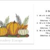 Pumpkin Fall embroidery design