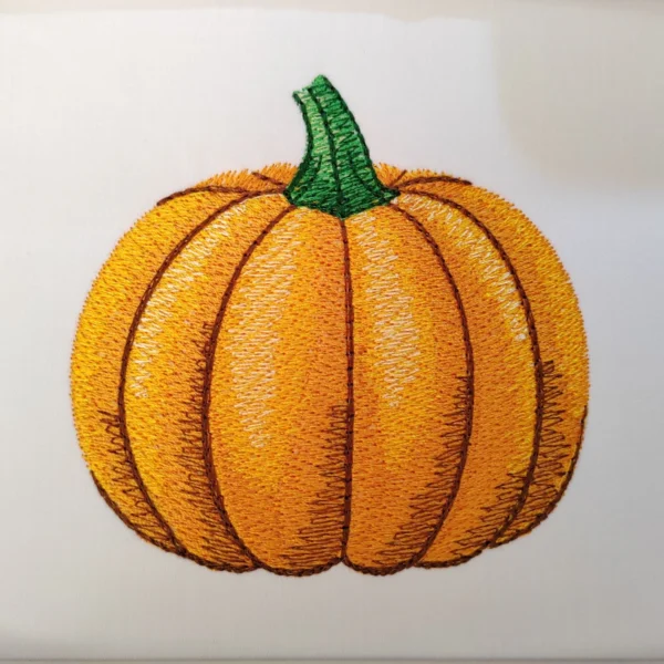 Pumpkin embroidery design 4 - Autumn embroidery pattern - Fall embroidery