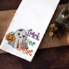 Trick or Treat cute ghost embroidery design