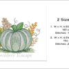 Pumpkin 8 embroidery design