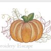 Pumpkin 9 embroidery design