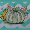 Pumpkin embroidery design 8 - Autumn embroidery pattern