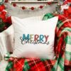 Retro Merry Christmas embroidery design