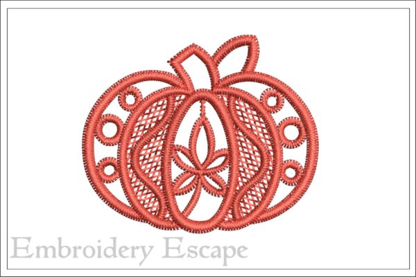 FSL small pumpkin embroidery design