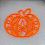 FSL Pumpkin Embroidery Design - Freestanding Embroidery
