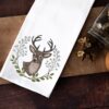 Deer embroidery design