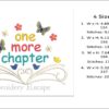 One more chapter embroidery design