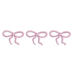 Pink Bows Embroidery Design - Machine Embroidery Pattern