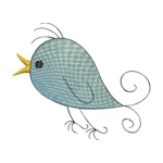 Bird Embroidery Design - Machine Embroidery Pattern