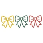 Colorful Bows Embroidery Design - Machine Embroidery