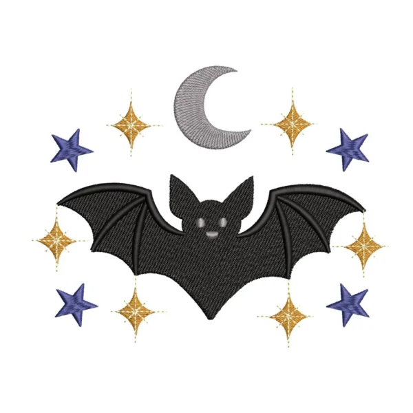 Bat embroidery design - machine embroidery pattern Bat embroidery design - machine embroidery pattern