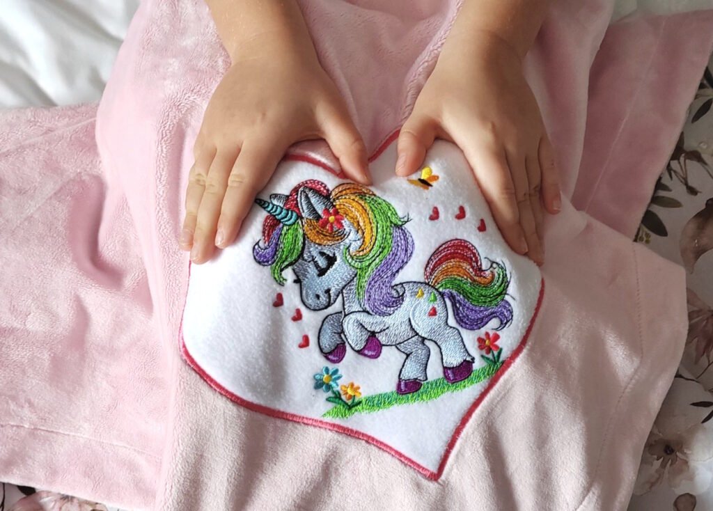 Unicorn embroidery design
